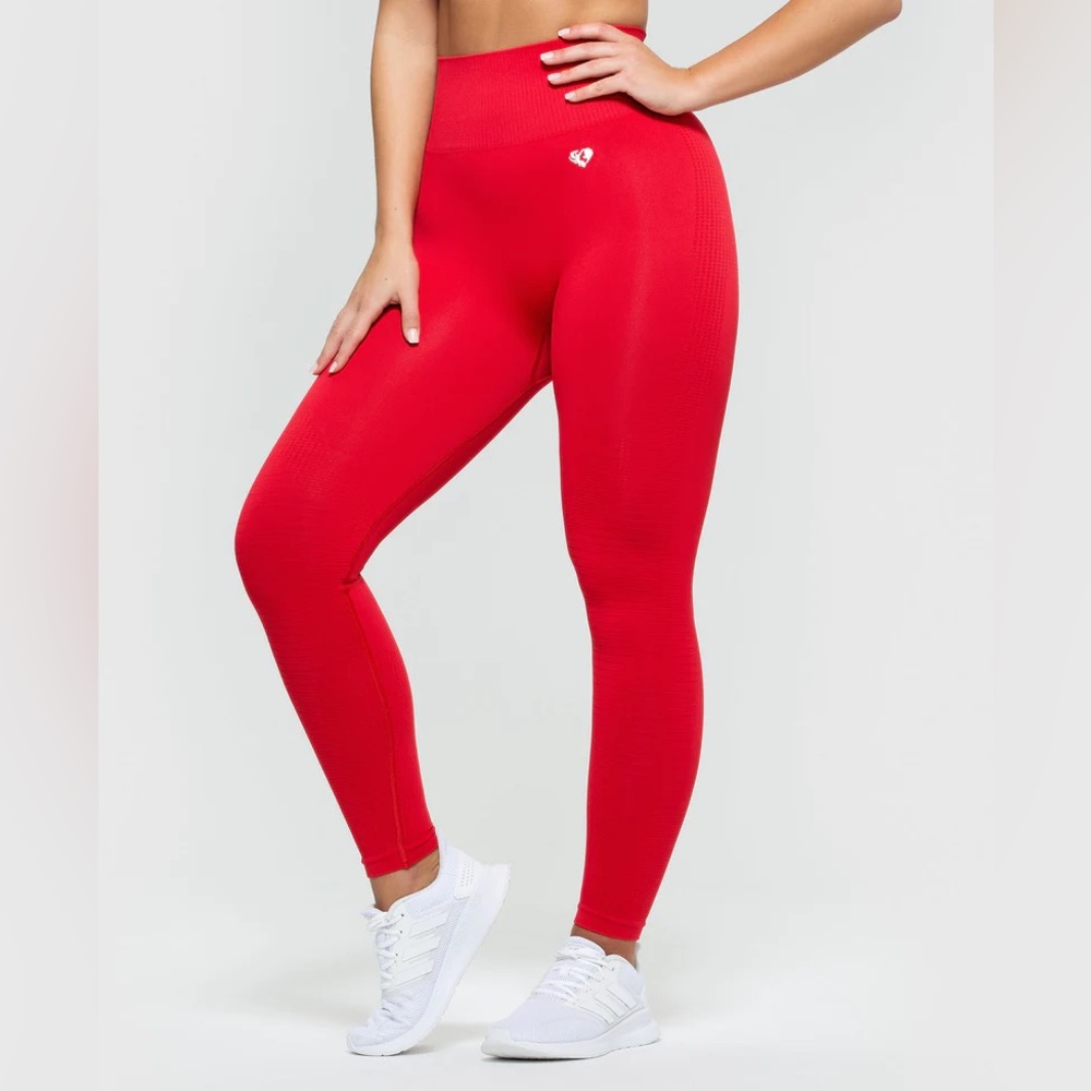 Women’s Best Power Seamless Leggings Small Red
